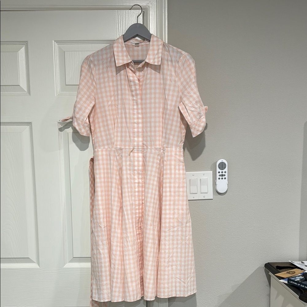CK Pink Gingham Easter Dress